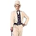 Skeleteen Pince Nez Spectacle Glasses - Theodore Roosevelt Armless Dress Up Glasses - 1 Pair