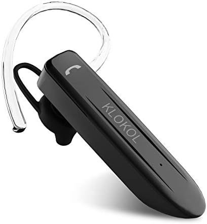 KLOKOL Bluetooth Headset 28Hrs Playtime Wireless Bluetooth Earpiece for Cell Phone Noise Canceling Car Business Earbud Headphone with Mic and Mute Compatible with iPhone Samsung Android
