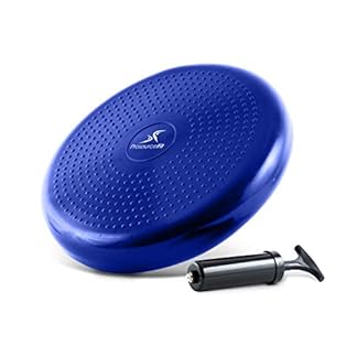 ProsourceFit's Core Balance Disc includes a pump for easy inflating and deflating.