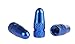 partstock(TM 12-Pack Multi-Color Anodized Machined Aluminum Alloy Bicycle Bike Tire Valve Caps Dust Covers French Style Presta Valve Cap.