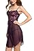 Avidlove Women Lace Lingerie Babydoll Dress Strap Chemise Sleepwear Sexy Nighty S-XXL (Gold, Medium)