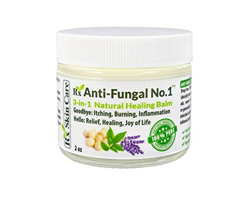 Antifungal Cream - Athletes Foot Toenail Fungus Treatment Jock Itch Ringworm & Ecezma Extra Strength - Ointment for Dry Cracked Heels & Smelly Feet - Tea Tree Oil Eucalyptus Oil Lavender Lotion