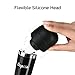 Personal Wand Massager Cordless Waterproof Body Wand Massager Handheld Electric USB Rechargeable Portable Massager for Woman Muscle Aches and Sport Recovery 10 Powerful Vibration Speed (Black)