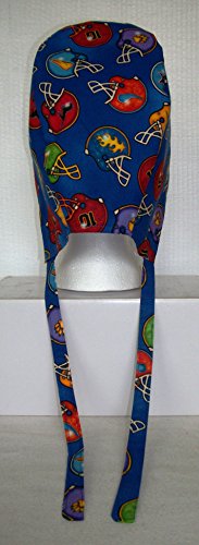 Scrub Hat Football Helmets Sports Cotton Fabric Nurse Cap Doctor ER Do-Rag Skull