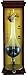Ambient Weather WS-YG634 Antique Storm Glass Barometer with Cherry Wood Frame
