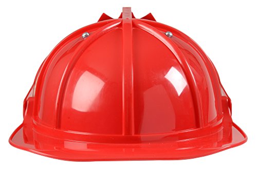 Aeromax Firefighter Helmet with movable visor, RED, Adjustable Size