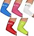 Copper Compression Copper + Zinc Elbow Sleeve. Guaranteed Best Elbow Brace with Infused Support for Workouts, Golfers & Tennis Elbow, Arthritis, Tendonitis. Fit for Men and Women (White - Medium)