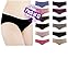 Sexy Basics Womens 12 Pack Grab Bag Spandex Hipster Panty, Colors May Vary (Small -5, Assorted Solids)