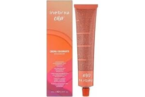 Crema colore permanente per capelli con semi di lino e aloe vera 100ml INEBRYA (- 1 nero)