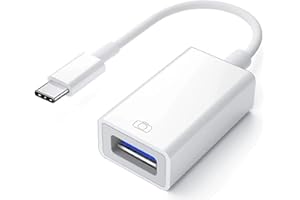 WAHBITE USB-C to USB Adapter, Apple MFi Certified Type-C to USB OTG Cable Compatible with iPhone 16/15, MacBook Pro Air, iPad Pro/Air, iMac, Surface, Galaxy S24 and More