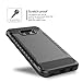 SKYLMW Galaxy S8 Case,Samsung Galaxy S8 Case, Impact Resistant Shock-Absorption Case,Dual Layer Armor Full-Body Protective Case for Samsung Galaxy S8 Black