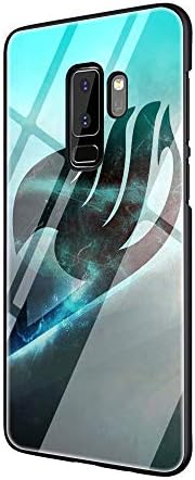 Manga Fairy Tail Logo Tempered Glass Phone Case Cover for Samsung Galaxy S7 Edge S8 S9 S10 Plus Note 8 9 (G8,for Samsung S9 Plus)