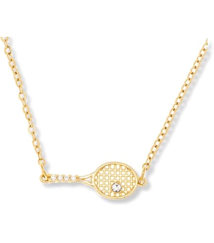 ハンドメイド Amazon.com: PickleBelle Lovematch Lariat Racket and Ball Necklace