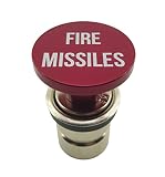 Fire Missiles Button Car Cigarette Lighter by Citadel Black - Anodized Aluminum, 12-Volt Replacement Accessory, Fits Most Vehicles, Socket Size A