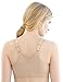 Glamorise Full Figure Plus Size MagicLift Front-Closure Posture Back Bra Wirefree #1265 Café