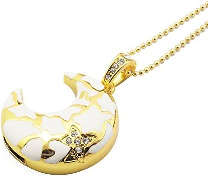 Fastdisk Luna USB Flash Drive Jewelry 64GB Crystal Diamond Moon Style USB 2.0 Jump Drive Pen Drive Thumb Drive for Lover