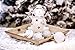 Valery Madelyn 30ct 60mm Frozen Winter Silver White Shatterproof Christmas Ball Ornaments Decoration,Themed with Tree Skirt(Not Included)