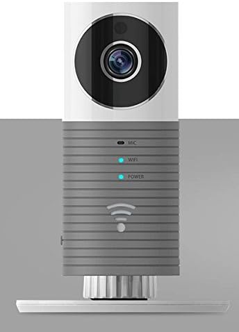 CleverDog Smartest Plug and Play 120 Degree Wi-Fi Camera with Motion Detection and Real-Time Alarm (Silver)