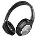 Wireless Headphones, JIUHUFH Closed Back Over Ear Headphones W/20-Hrs Playtime, Lightweight Foldable Stereo Bluetooth Headsets W/Mic Compatible with iPhone/Android Phone/Tablet/iPad/TV - Silver