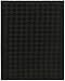 Garland Rug Diamond Area Rug, 5'x7', Black