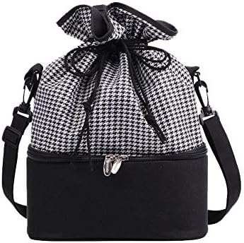 TODAYTOP Breast Milk Preservation Storage Bag Milk Ice Pack Double-layer Design Breast Milk Storage Bag Portable Mini Blue Ice Milk Backpack Bottle Warmer Bottle Cooler Baby Travel Milk Bag/B/Black