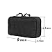 AMYIPO MOLLE Pouch Multi-Purpose Compact Tactical Waist Bags Utility Pouch (9 * 4.5 * 2.5 inch Black Pouch (2-PCS))