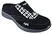 Ryka Womens Freelance Suede Tweed Inset Mules Black 8 Medium