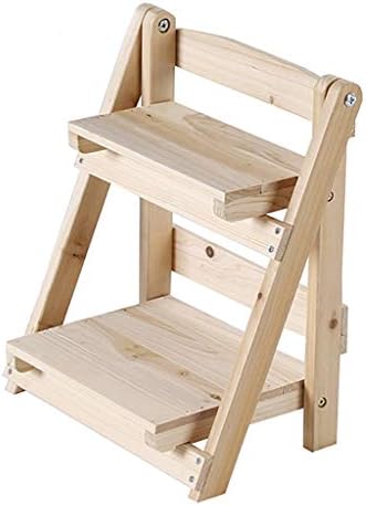 Flower stand Mini flower stand,Wooden Plant Display Ladder Storage Rack for Home decor, desktop (color : A2)