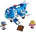 Fisher-Price Interactive Sit with Me School Bus and Travel Together Airplane Bundle with 4 Little People:Bus Driver Emily, Pilot Kurt, Eddie and Emma. Playtime Activated Fun Lights, Sounds and Songs!