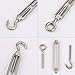 Cozihom, M6 Hook & Eye/C to O Turnbuckle 304 Stainless Steel, Hardware Kit for Wire Rope Tension Heavy Duty, for Sun Shade, Tent Installation, Anti-Rust, 6 Packs