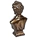 PTC 7.5 Inch Bronze Colored Abraham Lincoln Bust Figurine Statue
