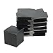 Iconikal 4 x 4 x 4 inch Gift Or Favor Box, Black, 100-Count