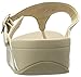 FitFlop Women's The Skinny Leather Toe-Thong Sandals, Pale Gold, 6 M US