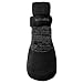 FouFou Dog 82539 2017 Rubber Dipped Socks, X-Small, Black
