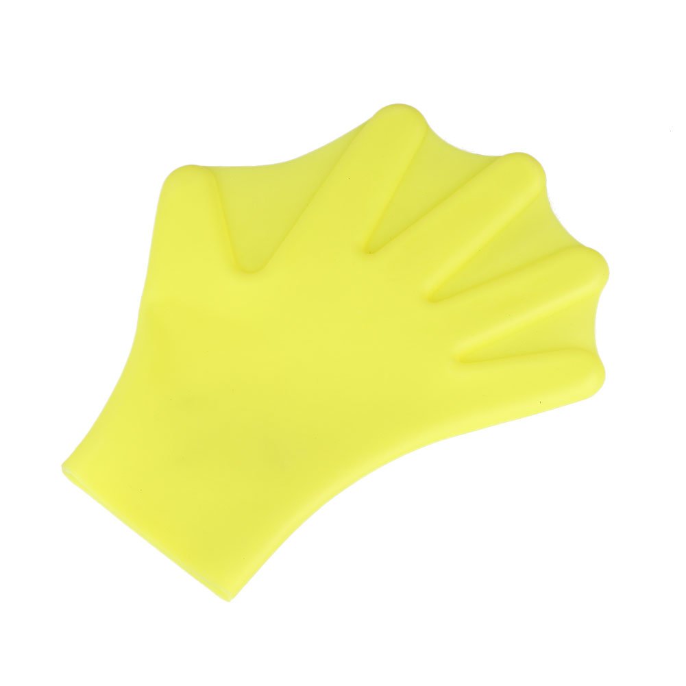 forfar Beautyrain Finger Fins Gloves Hand Swimming Frog Training 