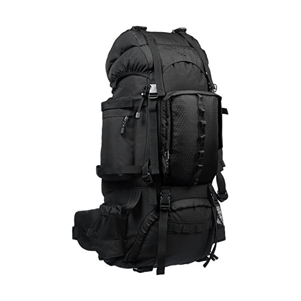 amazonbasics internal frame hiking backpack with rainfly