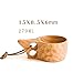 Mochiglory Wooden Cup Camping Cup Nordic Style Handmade Natural, Portable Wood Mug Drinking Cup for Coffee, Tea and Milk