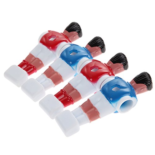 ttnight 4pcs Foosball Man Table Football Guys Tournament Soccer Player Replacement Parts 5/8 inch