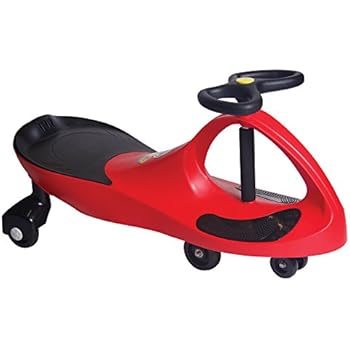 The Original PlasmaCar by PlaSmart - Red - Ride On Toy, Ages 3 yrs and Up, No batteries, gears, or pedals, Twist, Turn, Wiggle for endless fun
