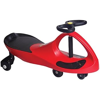 The Original PlasmaCar by PlaSmart - Red - Ride On Toy, Ages 3 yrs and Up, No batteries, gears, or pedals, Twist, Turn, Wiggle for endless fun