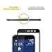 Orzero (2 Pack) Compatible for HTC U11, U 11, Ocean (Full Coverage) Tempered Glass Screen Protector, 2.5D Arc Edges 9 Hardness HD Anti-Scratch (Lifetime Replacement)-Black