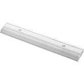 Quorum International 21" Color Changing Tuneable LED Under Cabinet Light | White Finish | 3 CCT Switch (2700K/3000K/4000K) | 