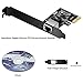 Gigabit Ethernet PCI Express Network Adapter 10/100/1000Mbps Network Interface Card (NIC) PCI-e Network Controller Card RJ45 LAN Adapter Converter for Desktop PC, Black