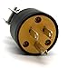Ram-Pro 3 Wire Replacement Male Electrical Plug - House Extension Cord Heavy Duty Replacement Male Plug 3-Prong Male Electrical End Electrical Plugs & Three Prong Cord End