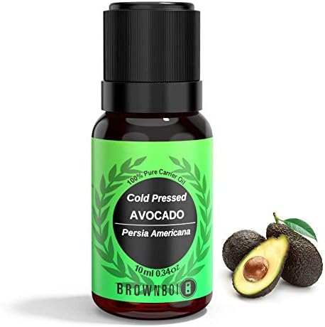 BrownBoi BBEO Cold Pressed Avocado Oil For Dry Skin Face Blemishes Dark Circles & Hair Regrowth