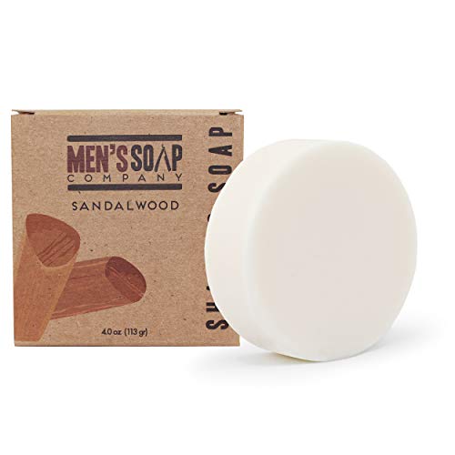 Men’s Soap Company Shaving Soap for Men and Women 4.0oz Refill Puck