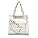 Two Piece Clear Bag Set Tote and Pouch Combo