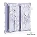 Sonic Server 5x8 Marble Server Book Organizer with Magnetic Pockets, Zipper Pouch & Pen Holder for Waitress Waiter Waitstaff | Fits Apron Holds Guest Checks Money Receipts Order Pad (Black)