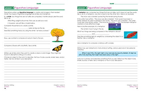 Spectrum Paperback Writing Book, Grade 8, Ages 13-14