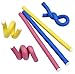 UT-Wire 7-Inch Flexi Reusable Cable Tie, Pastel Yellow/Pink/Blue